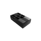 NJOY Szünetmentes 600VA - Token 600 (8 Schuko, line-interaktív, HID USB, túlfeszültség védett, fekete)