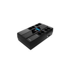   NJOY Szünetmentes 800VA - Token 800 (2x4 Schuko, line-interaktív,HID USB, LCD, túlfeszültség védett, fekete)