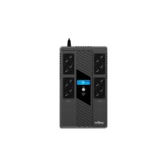   NJOY Szünetmentes 800VA - Token 800 (2x4 Schuko, line-interaktív,HID USB, LCD, túlfeszültség védett, fekete)