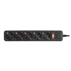   S-Link túlfeszültségvédő - SPG3-J-5 (5 aljzat, max.4000 Watt, 306 Joule, 1,5m kábel, fekete)