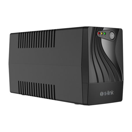 S-Link szünetmentes 800VA - MIGHT U80 (600VA, 12V7Ah*1, 360W, Line-Interactive, 2 schuko)