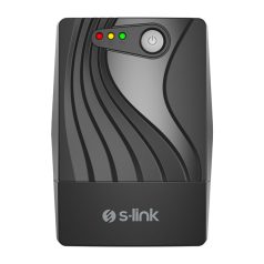  S-Link szünetmentes 800VA - MIGHT U80 (600VA, 12V7Ah*1, 360W, Line-Interactive, 2 schuko)