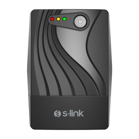 S-Link szünetmentes 800VA - MIGHT U80 (600VA, 12V7Ah*1, 360W, Line-Interactive, 2 schuko)