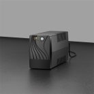 S-Link szünetmentes 800VA - MIGHT U80 (600VA, 12V7Ah*1, 360W, Line-Interactive, 2 schuko)