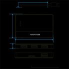 Advance USB Hub - XPAND STARTER HUB (USB-A to 4x USB-A3.0, fekete)