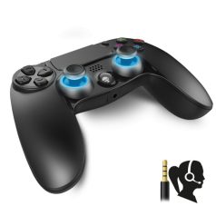   Spirit of Gamer Gamepad Vezeték Nélküli - XGP Bluetooth PS4 (USB, Vibration, PS4 kompatibilis, fekete-kék)