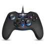   Spirit of Gamer Gamepad - XGP WIRED Blue (USB, 1,8m kábel, Vibration, PC és PS3 kompatibilis, fekete-kék)