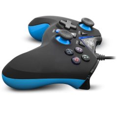   Spirit of Gamer Gamepad - XGP WIRED Blue (USB, 1,8m kábel, Vibration, PC és PS3 kompatibilis, fekete-kék)