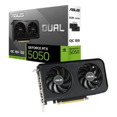   Asus Videokártya - nVidia DUAL-RTX5050-O8G (8192MB, GDDR7, 128bit, 1xHDMI, 3xDP)