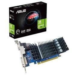 Asus Videokártya - nVidia GT710-SL-2GD5-BRK (2048MB, DDR3, 64bit, 954/900Mhz, DVI/HDMI/VGA, Passzív hűtés)+LP