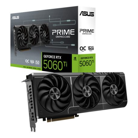 Asus Videokártya - nVidia PRIME-RTX5060TI-O16G (12288MB, GDDR7, 128bit, 1xHDMI, 3xDP)