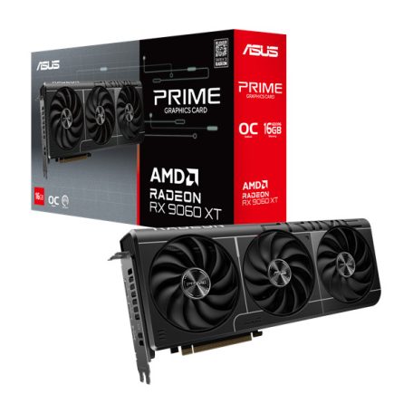 Asus Videokártya - AMD PRIME-RX9060XT-O16G (16384MB, GDDR6, 128bit, HDMI, 2xDP+HDMI)