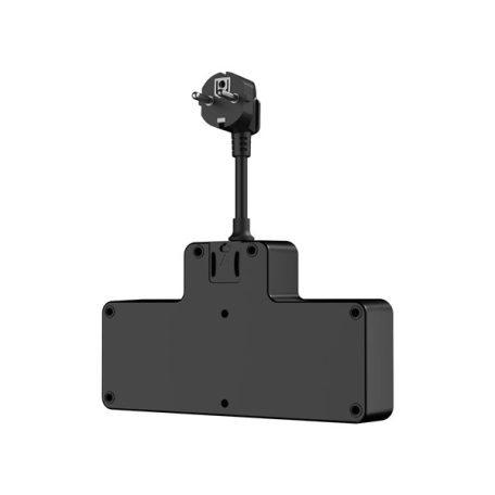 S-Link Túlfeszültségvédő - PRZ08 (15cm, 210 Joule, USB-A, 2xType-C, 16A, 3.4A/5V, 3680W, 4db schuko, fekete)