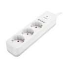 S-Link Túlfeszültségvédő - SPG301S (1,5m, 750 Joule, 16A, 3680W, 3db schuko, fehér)