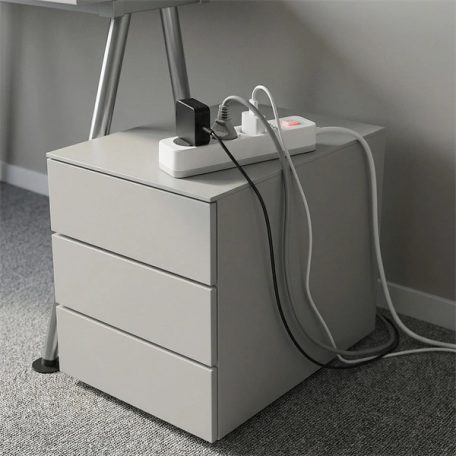 S-Link Túlfeszültségvédő - SPG301S (1,5m, 750 Joule, 16A, 3680W, 3db schuko, fehér)