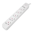 S-Link Túlfeszültségvédő - SPG501S (1,5m, 750 Joule, 16A, 3680W, 5db schuko, fehér)
