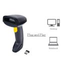 Equip Kézi Vonalkód olvasó - 351023 (1D, lézeres, állvánnyal, vezeték nélküli, fekete)