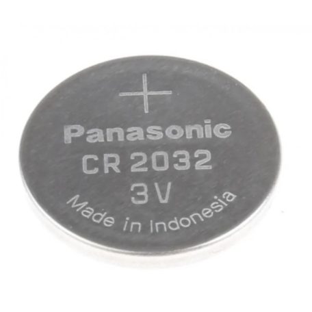 Panasonic CR2032-1B-PAN Lítium gombelem, 3 V, 20x3,2 mm, 220 mAh, nem újratölthető