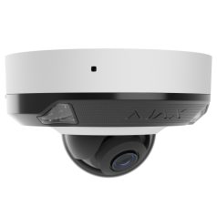   Ajax DOMECAM-MINI-HL-8MP-WHITE-2.8m DomeCam Mini 8 MP mini dómkamera, hibrid világítás, 2.8 mm, fehér