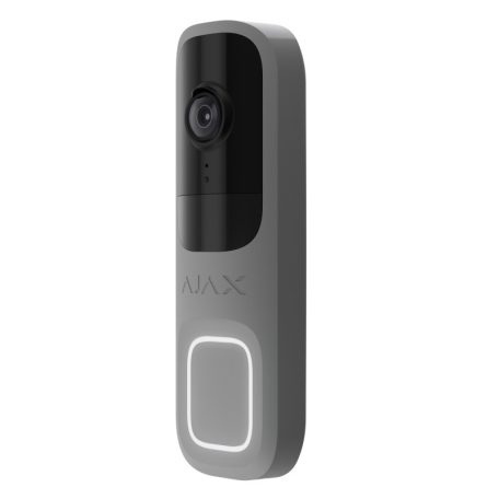 Ajax DOORBELL-GREY DoorBell vezeték nélküli video-kaputelefon, kültéri, szürke