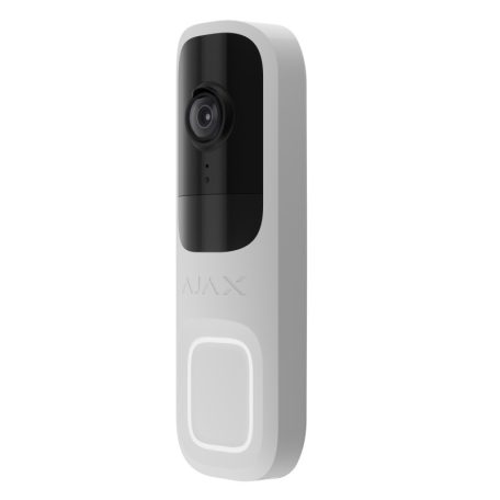 Ajax DOORBELL-WHITE DoorBell vezeték nélküli video-kaputelefon, kültéri, fehér