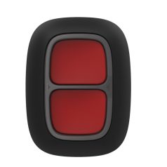   Ajax DOUBLEBUTTON-BLACK DoubleButton távirányító, kétcsatornás, fekete