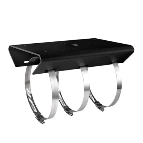 Hikvision DS-1275ZJ-SUS-B Oszlopkonzol, kamerákhoz és fali tartókhoz, fekete, 67-127 mm átmérőhöz