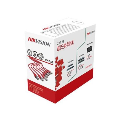 Hikvision DS-1LN5E-S UTP fali kábel, cat5e, 305 fm, dobozos kiszerelés, 0,5 mm rézmag