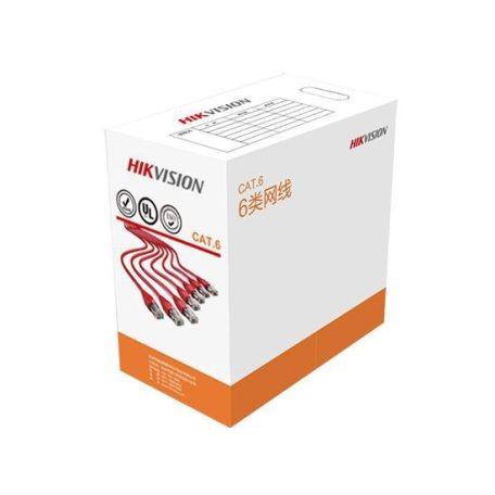 Hikvision DS-1LN6-UU UTP fali kábel, cat6, 305 fm, dobozos kiszerelés, 0,565 mm rézmag