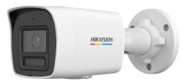Hikvision DS-2CD1027G2H-LIUF (2.8mm) 2 MP fix ColorVu IP csőkamera, IR/láthatófény, beépített mikrofon