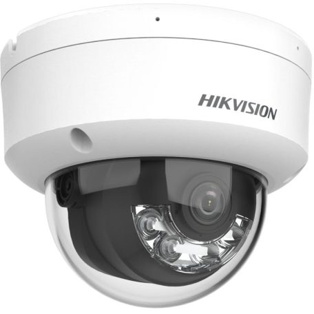 Hikvision DS-2CD1121G2-LIU (2.8mm) 2 MP fix EXIR IP mini dómkamera, IR/láthatófény, beépített mikrofon