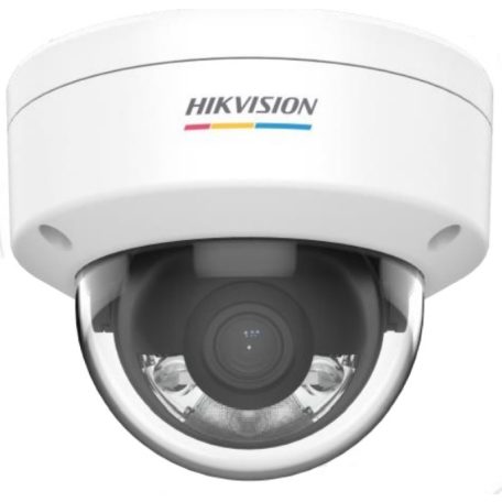 Hikvision DS-2CD1127G0-LUF (2.8mm)(D) 2 MP fix ColorVu IP dómkamera, láthatófény, beépített mikrofon