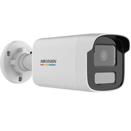 Hikvision DS-2CD1T47G0-LUF (4mm)(C) 4 MP WDR fix ColorVu IP csőkamera, láthatófény, beépített mikrofon