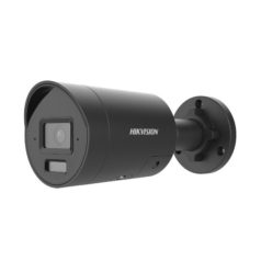   Hikvision DS-2CD2046G2H-I2U/SL-B(2.8)/eF 4 MP WDR fix EXIR AcuSense IP csőkamera, mikrofon, fény- és hangriasztás, fekete