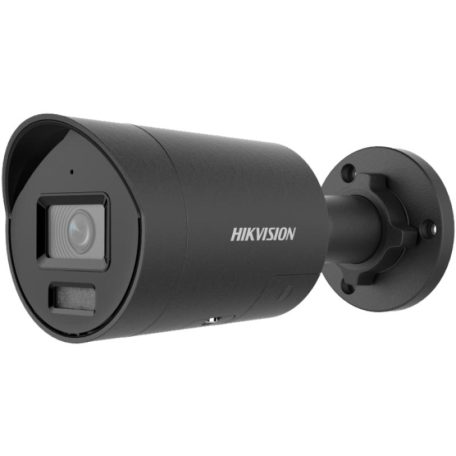 Hikvision DS-2CD2047G2H-LIU-B(2.8mm)(eF) 4 MP WDR fix ColorVu IP csőkamera, IR/láthatófény, beépített mikrofon, fekete