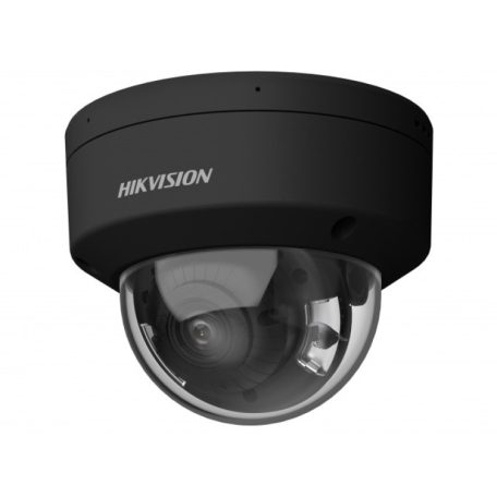 Hikvision DS-2CD2187G2-LSU-B (2.8mm)(C) 8 MP WDR fix ColorVu AcuSense IP dómkamera, láthatófény, hang I/O, riasztás I/O, mikrofon, fekete