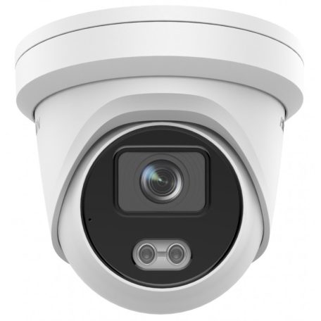 Hikvision DS-2CD2327G2-LU (2.8mm)(C) 2 MP WDR fix ColorVu AcuSense IP turret kamera, láthatófény, beépített mikrofon