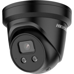   Hikvision DS-2CD2346G2-ISU/SL-B (2.8)(C) 4 MP WDR fix EXIR AcuSense IP turret kamera, beépített mikrofon, fény-/hangriasztás, fekete