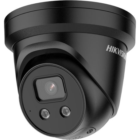 Hikvision DS-2CD2346G2-ISU/SL-B (2.8)(C) 4 MP WDR fix EXIR AcuSense IP turret kamera, beépített mikrofon, fény-/hangriasztás, fekete