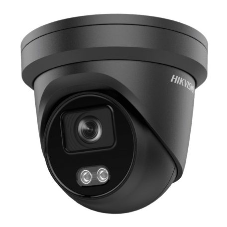 Hikvision DS-2CD2367G2-LU-B (2.8mm)(C) 6 MP WDR fix ColorVu AcuSense IP turret kamera, láthatófény, beépített mikrofon, fekete