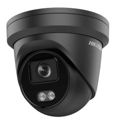 Hikvision DS-2CD2367G2-LU-B (4mm)(C) 6 MP WDR fix ColorVu AcuSense IP turret kamera, láthatófény, beépített mikrofon, fekete