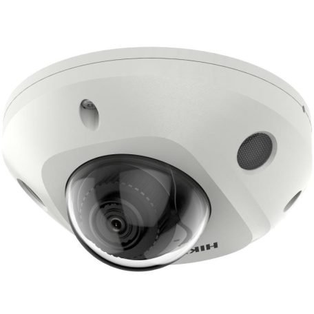 Hikvision DS-2CD2543G2-IS (2mm) 4 MP WDR fix EXIR IP mini dómkamera, hang I/O, riasztás I/O, beépített mikrofon