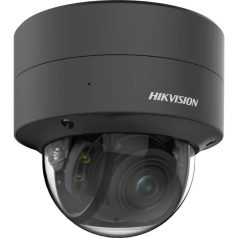   Hikvision DS-2CD2747G2T-LZS-B(2.8-12)(C) 4 MP ColorVu AcuSense WDR motoros IP dómkamera, láthatófény, hang I/O, riasztás I/O, fekete