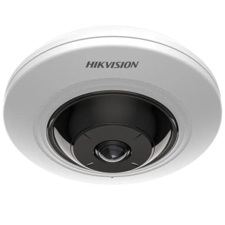 Hikvision DS-2CD2955G0-ISU (1.05mm) 5 MP WDR mini IR IP fisheye kamera 180° látószöggel, hang I/O, riasztás I/O