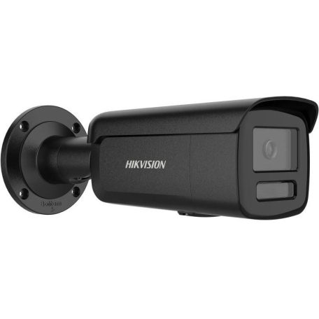 Hikvision DS-2CD2T123G2-2LI2UY-B (2.8mm) 12 MP AcuSense WDR fix IP csőkamera, IR/láthatófény, beépített mikrofon, NEMA 4X, fekete