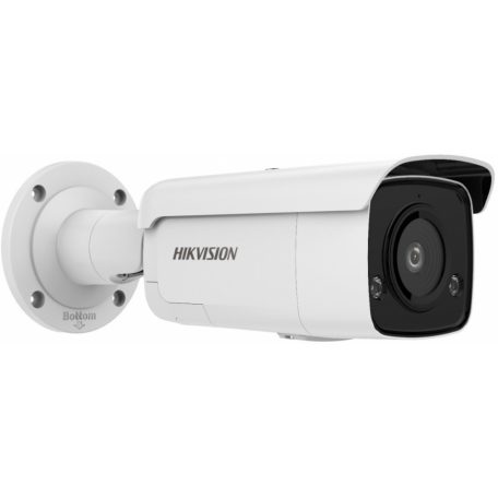 Hikvision DS-2CD2T46G2-ISU/SL (2.8mm)(C) 4 MP AcuSense WDR fix EXIR IP csőkamera, mikrofon, fény-/hangriasztás, riasztás I/O, hang I/O