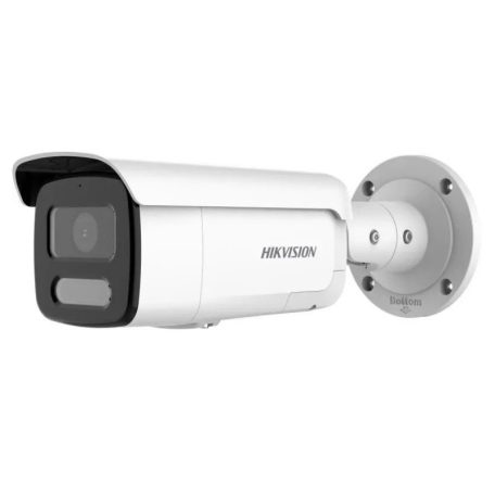 Hikvision DS-2CD2T47G2H-LISU/SL(2.8)(eF) 4 MP WDR fix ColorVu IP csőkamera, IR/láthatófény, fény- és hangriasztás, beépített mikrofon