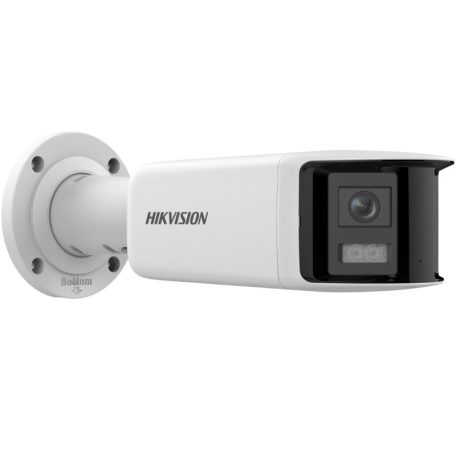 Hikvision DS-2CD2T47G2P-LSU/SL(2.8mm)(C) 4 MP ColorVu AcuSense fix IP panoráma csőkamera, mikrofon,fény-/hangriasztás, hang I/O, riasztás I/O