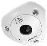   Hikvision DS-2CD6365G0-IVS (1.27mm)(B) 6 MP 360° vandálbiztos IR Smart IP fisheye kamera, hang I/O, riasztás I/O, mikrofon/hangszóró