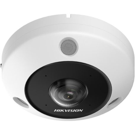 Hikvision DS-2CD6365G1-IVS (1.16mm) 6 MP 360° vandálbiztos IR Smart IP fisheye kamera, hang I/O, riasztás I/O, mikrofon/hangszóró